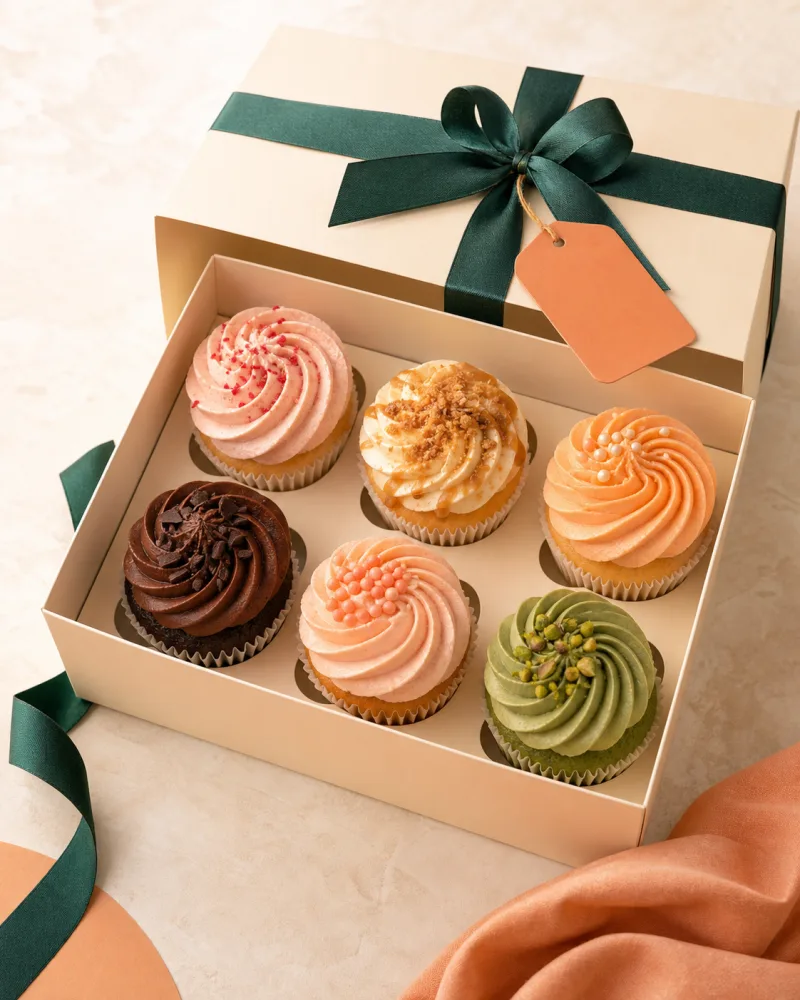 Cupcake Box from Mock fulfilment partner